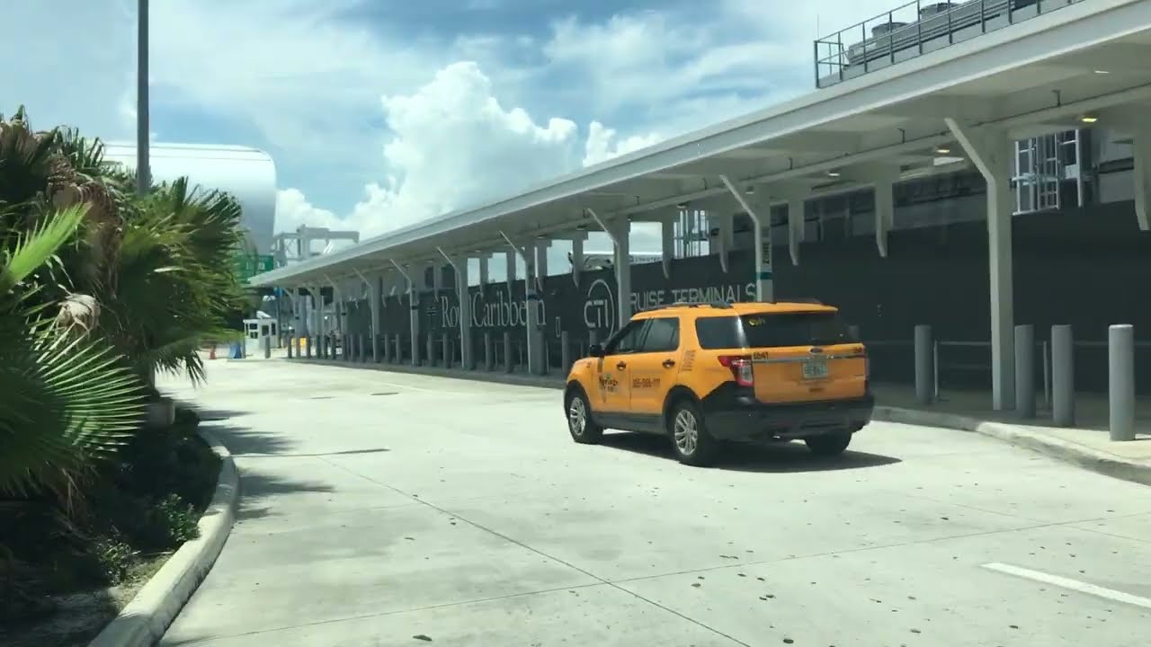 Miami Cruise Port Terminal A Royal Caribbean Icon Of The Seas