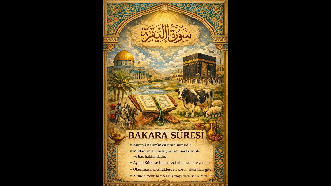 Bakara Suresi | Kur’an’ın Kalbi, Hayatın Rehberi #Dua#Sureler #İslam #Rahmet #Şifa #BakaraSuresi