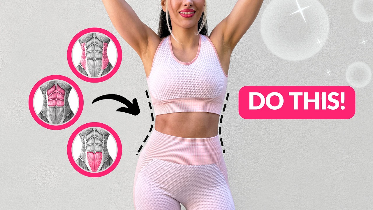 12 Min to BURN YOUR BELLY FAT & GET SLIM WAIST | No Equipment, at Home - NO EXCUSES! 🔥