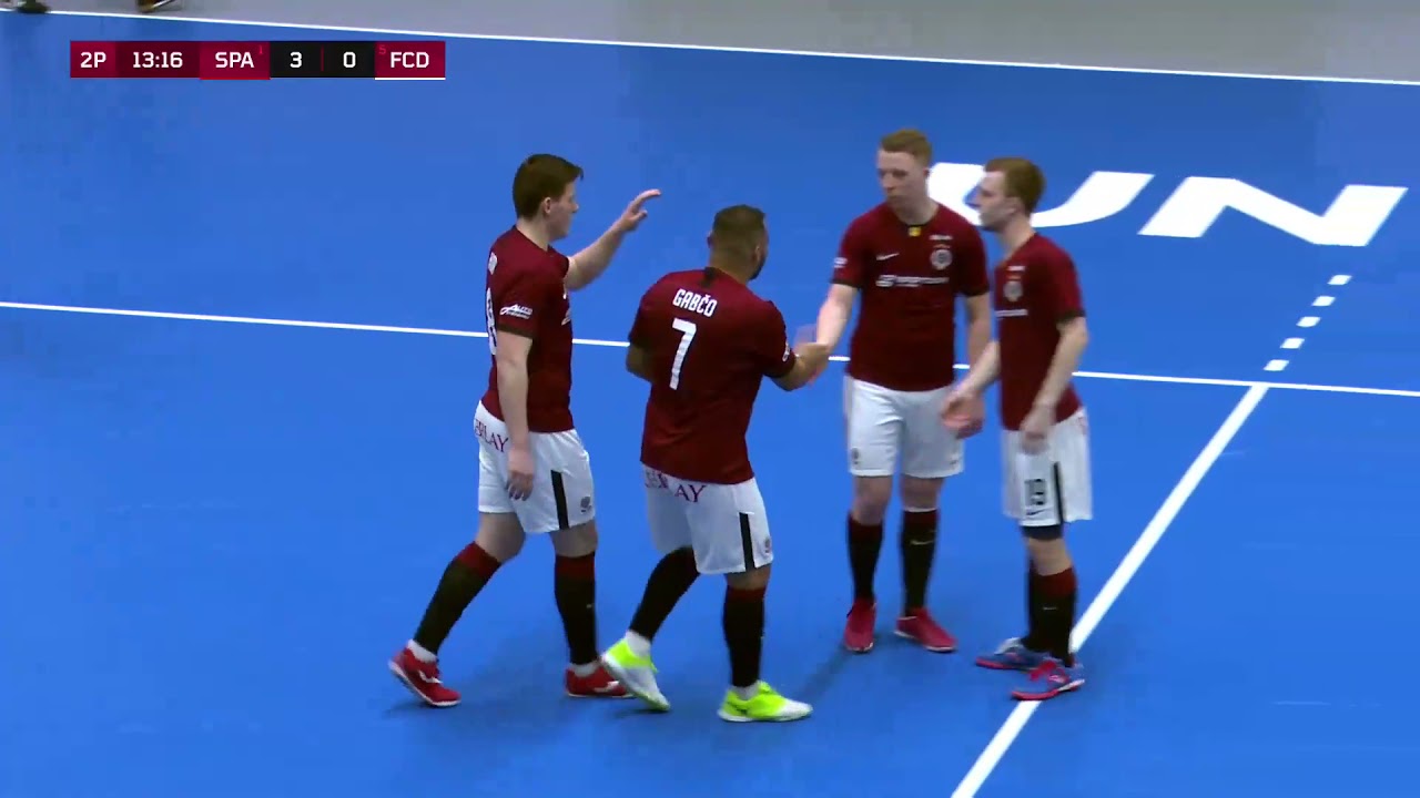 SESTŘIH | 1. FUTSAL liga | AC Sparta Praha vs. FC Démoni Č.Lípa | 6:4