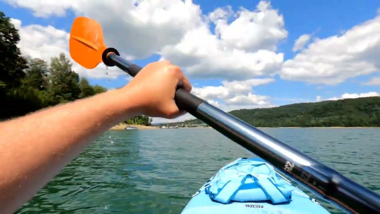 pierwszy raz na desce SUP po jeziorze Solińskim