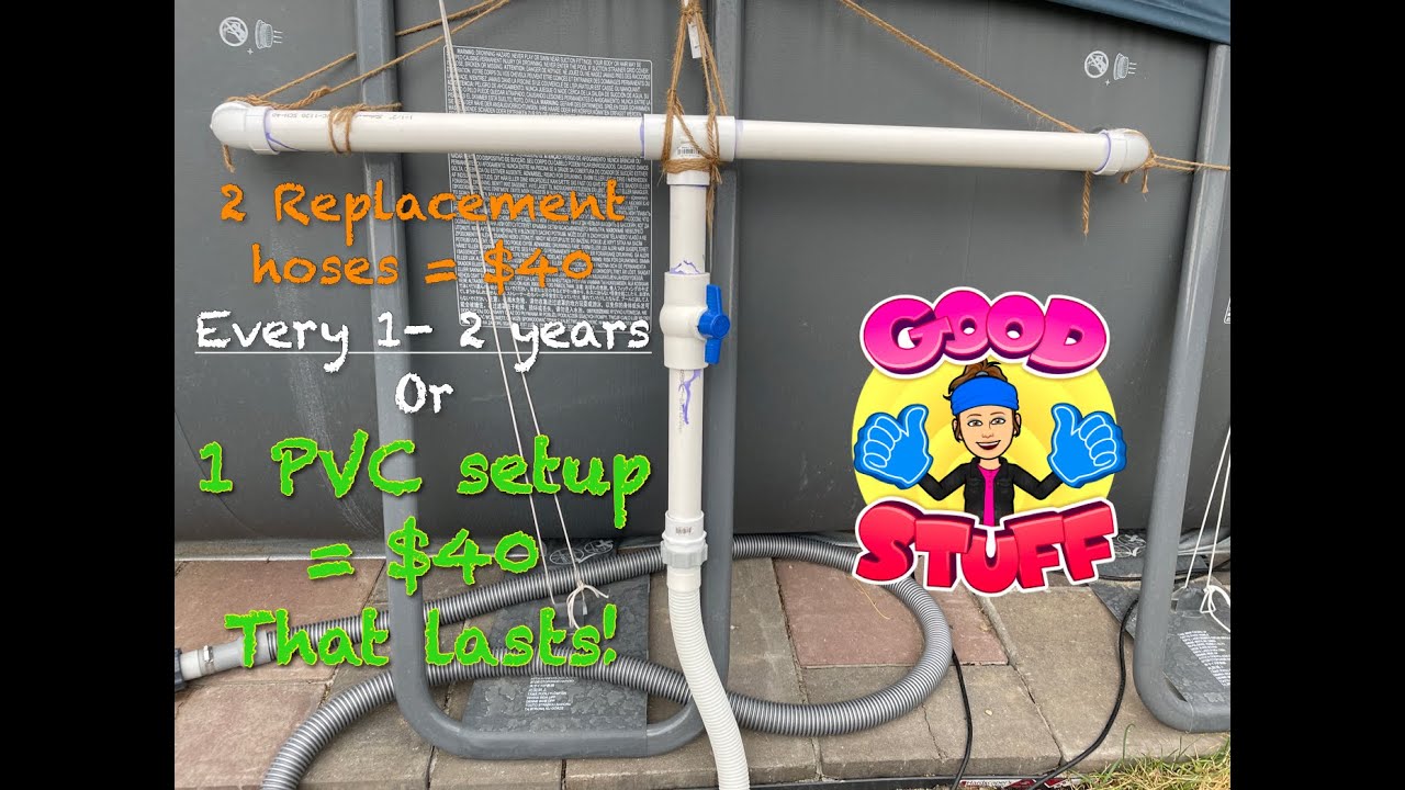 PVC Pool Pump Hose Alternative - Lasts longer than standard hoses