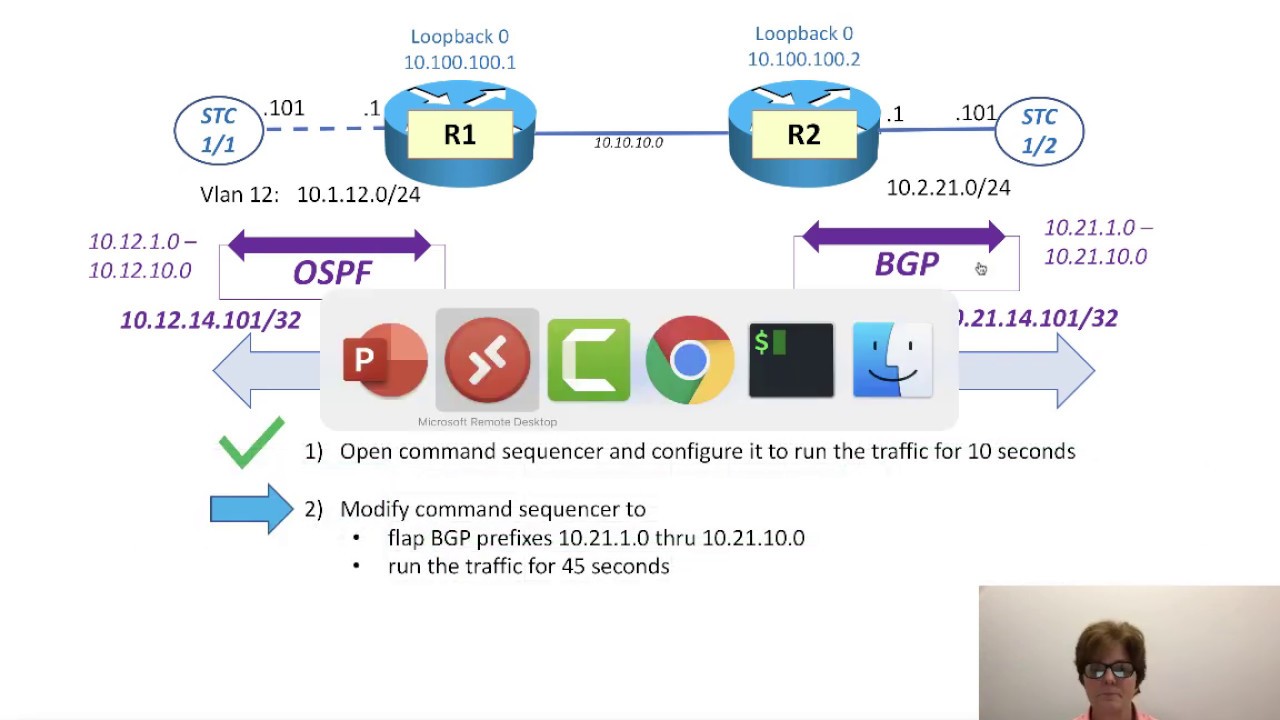 Spirent Test Center Command Sequencer