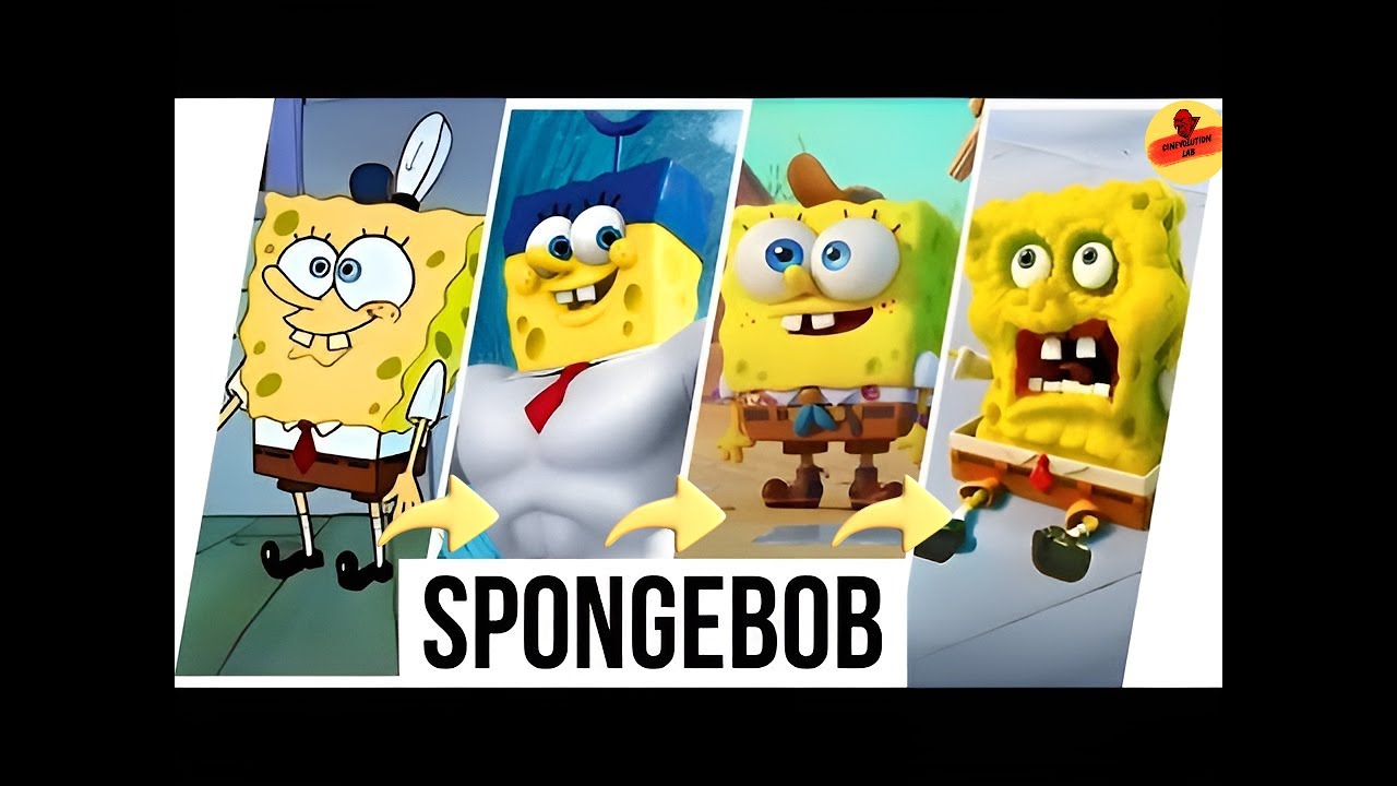 SpongeBob SquarePants Evolution in Movies & TV Shows (1999-2024) | EVOLUTİON LAB | Chapter 153.