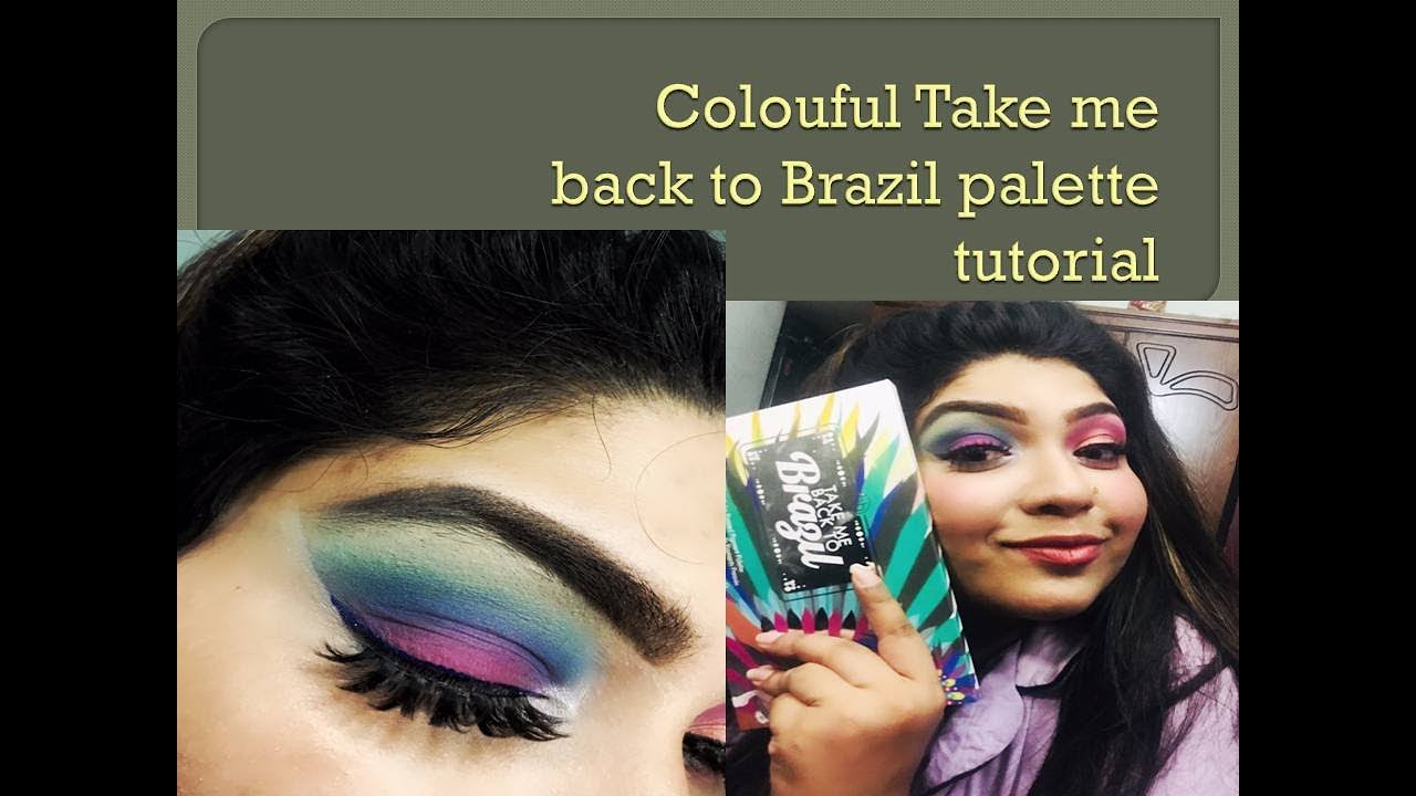 Colourful Take Me Back To Brazil Palette Tutorial/Shiminpromi/2020