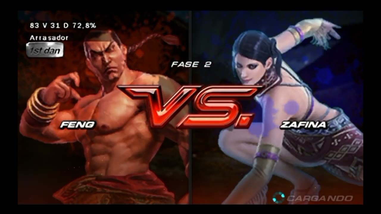 Feng vs Miguel y Zafina nivel difícil / arrasador combo 