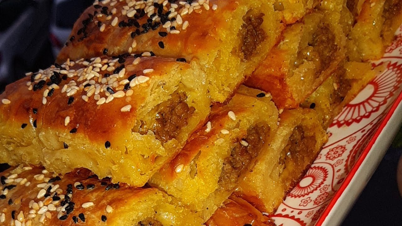 بوراك تركي بعجينة الفيلو الجاهزة و اللحم المفروم 😍#الطبخ  #المطبخ #الطبخ_فى_المنزل