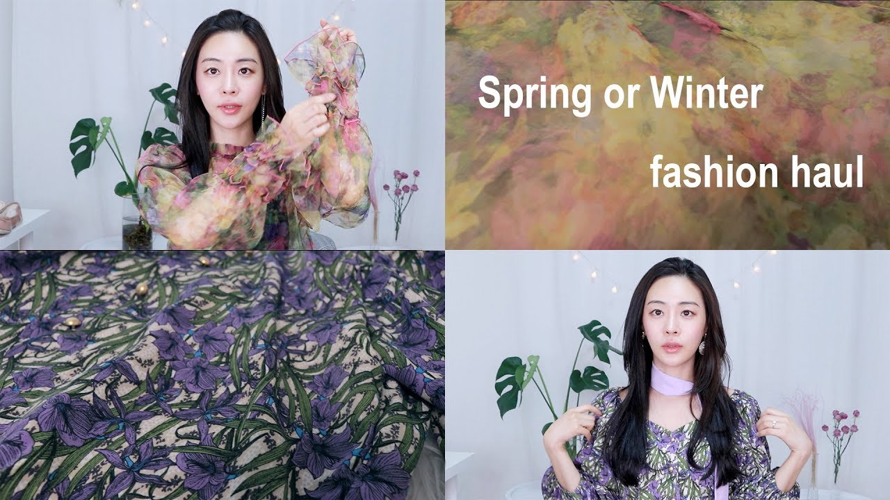 (ENG CC)패션하울👗겨울과 봄사이 Fashion haul 봄원피스/블라우스/자켓/비바문/로즈팩토리/꺌랑/자라/Rosefix 로즈픽스