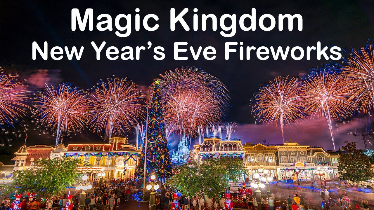 Magic Kingdom New Year's Eve Fireworks (4K Multi-Camera Edit)