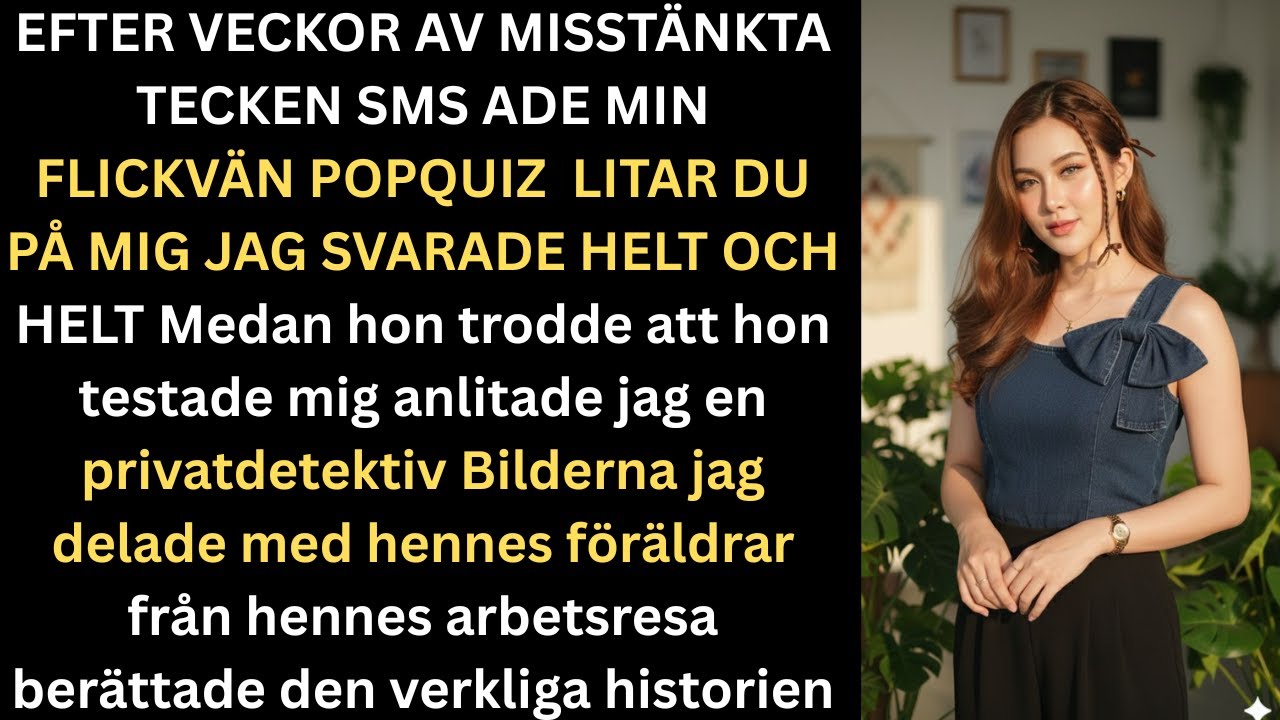 Efter veckor av misstankar sms:ade hon “Litar du på mig?” – mitt svar förändrade allt