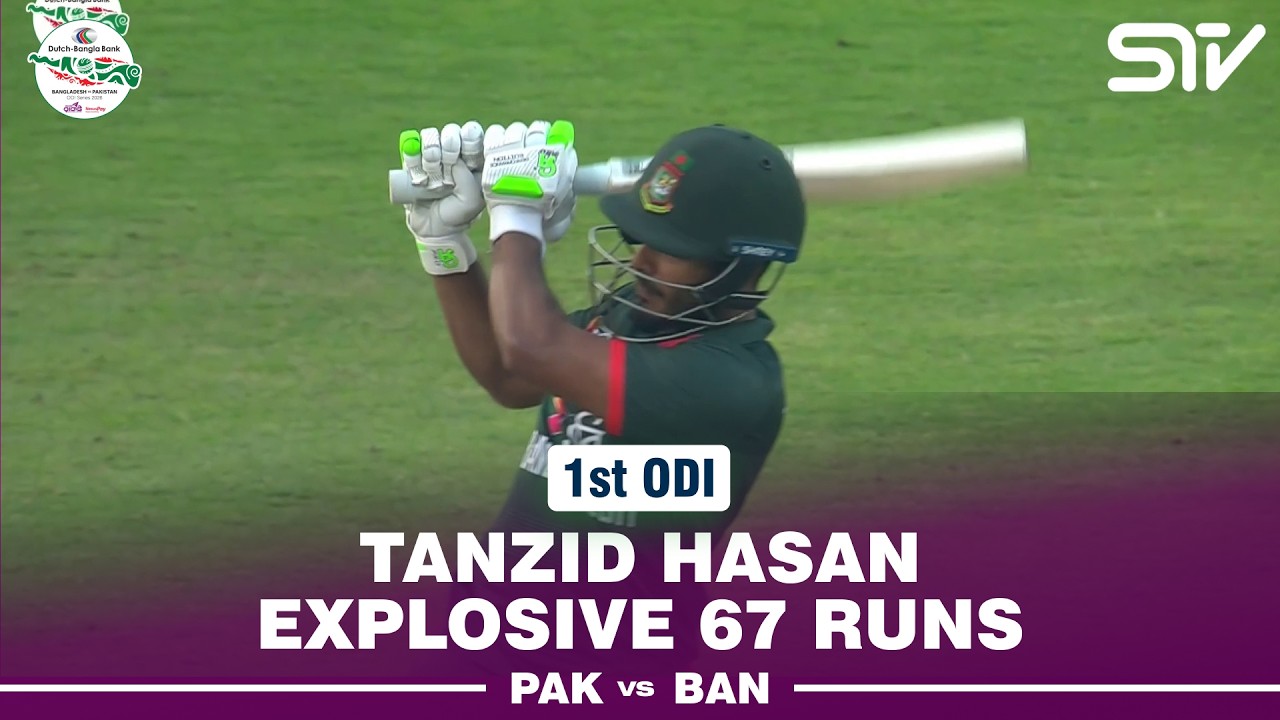 Tanzid Hasan Explosive 67 Runs | Match 01 | ODI Series 2026 | M9F1J