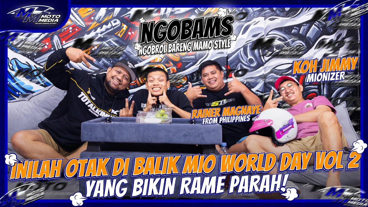MOTOMEDIA DATANG KE MARKAS MIONIZER! | NGOBAMS BARENG KOH JIMMY & RAINER MAGNAYE
