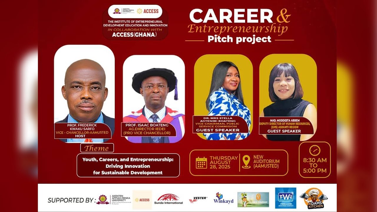 CAREER AND ENTREPRENEURSHIP & PITCH PROJECT