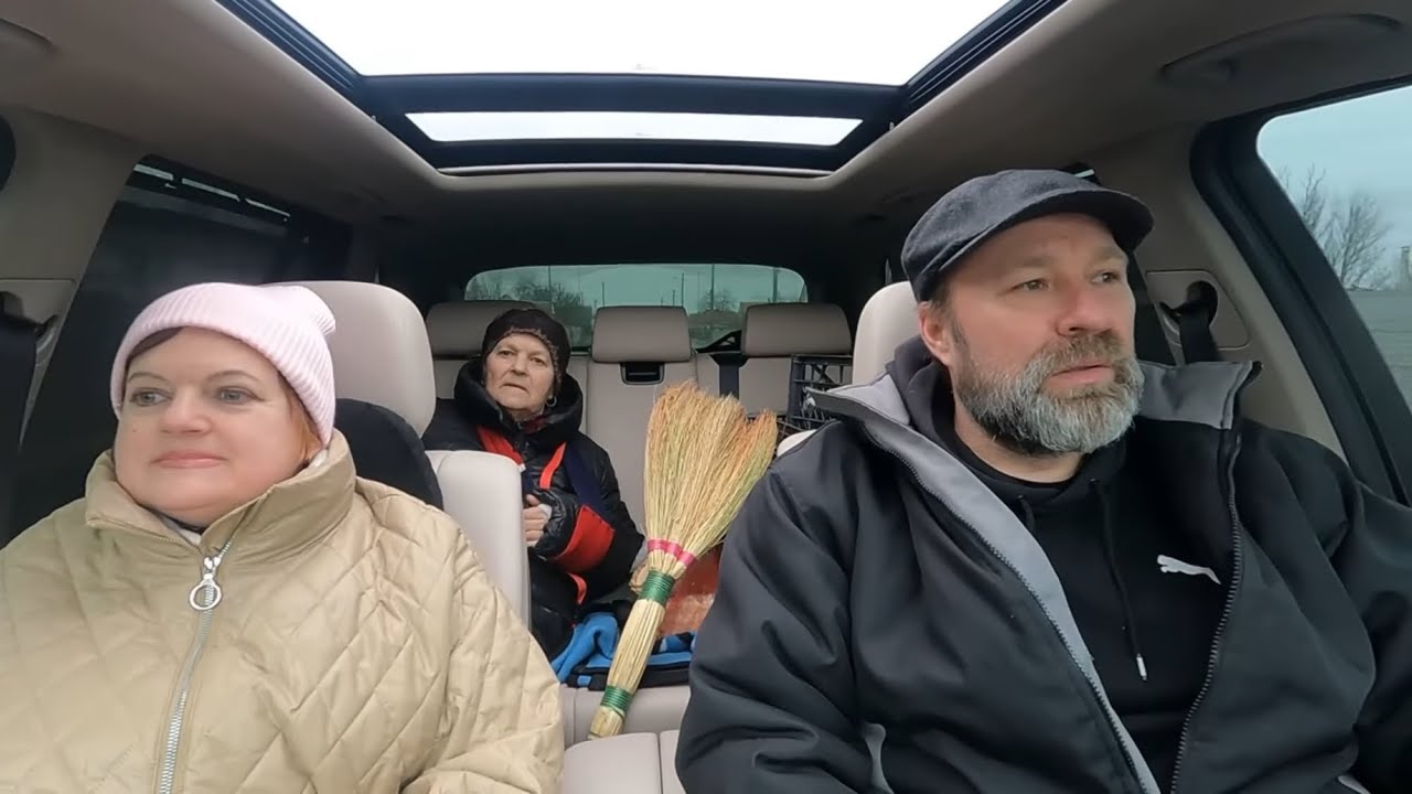 ПОЕХАЛИ на базар ЗАКУПИТЬСЯ перед 8 марта 🛒Проведали РОДНЫХ на кладбище 🪦 
