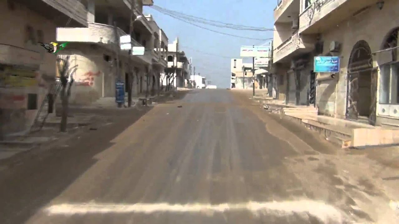 شام ريف حماة كفرزيتا جولة في شوارع المدينة 27 1 2013
