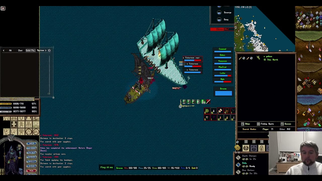 PvM-геймплей в океане 26.02.2026 | Запределье Ultima Online