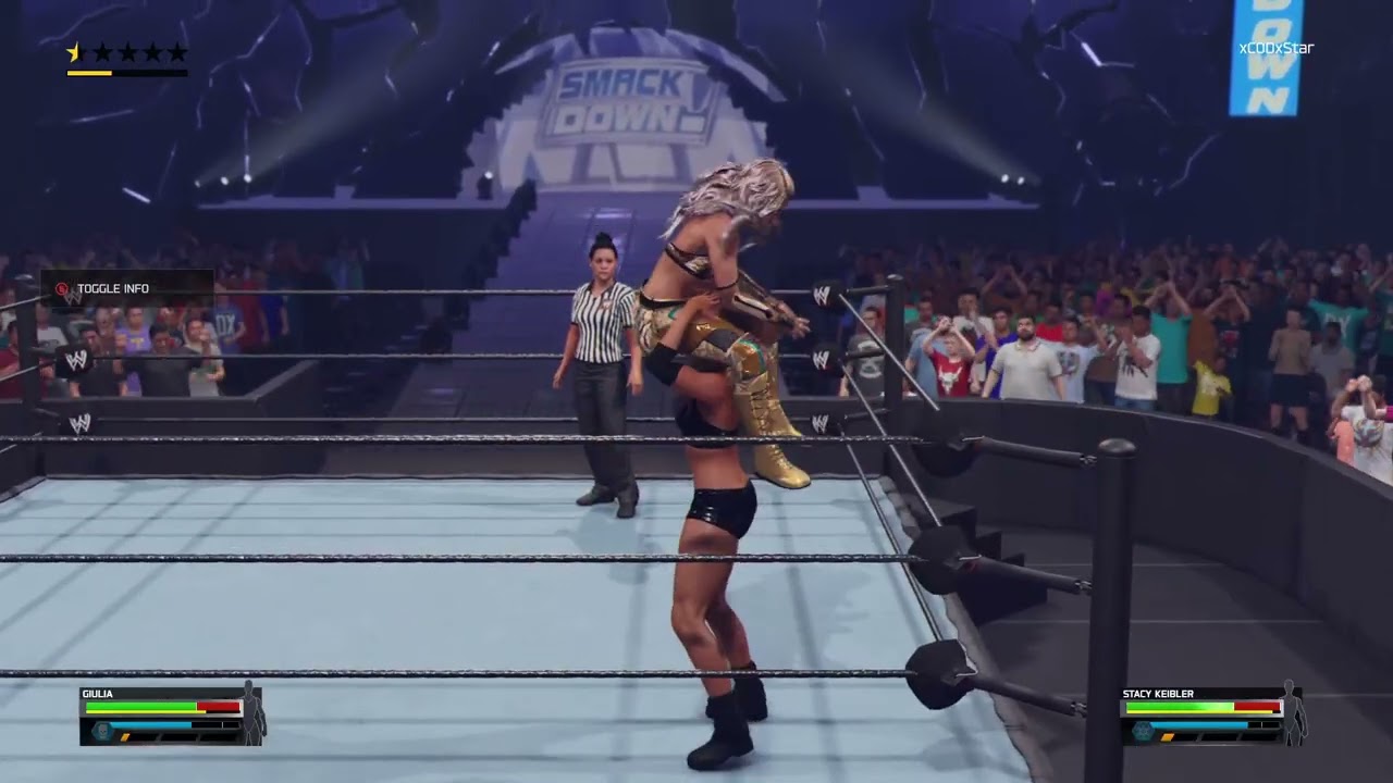 Giulia vs Stacy Kiebler - WWE 2K25 (Smackdown 2002)