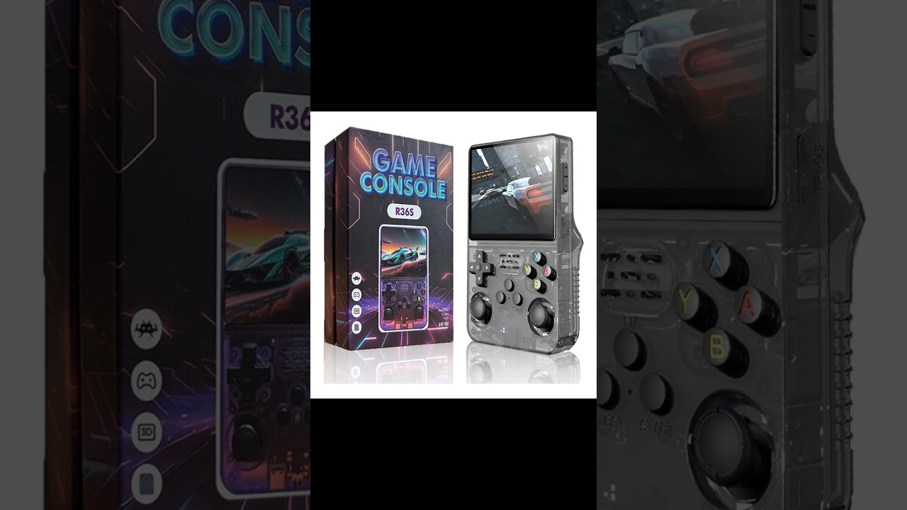 Console Porttil R36S de 15000 Jogos Vdeo Game 64g Linux Tela IPS 35 Polegadas a Pronta Ent