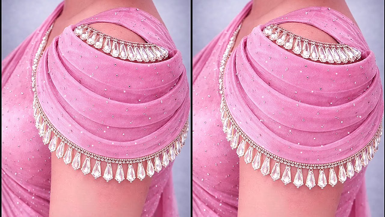 Trending sleeve design cutting and stitching| blouse sleeves design|बाजू का डिज़ाइन sleeve design