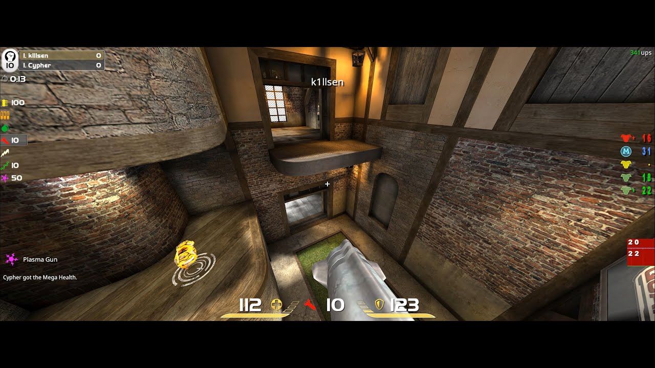 Quakelive 250 fps league / 3rd season (2025) / Week 11 / k1llsen vs Cypher @  Cure