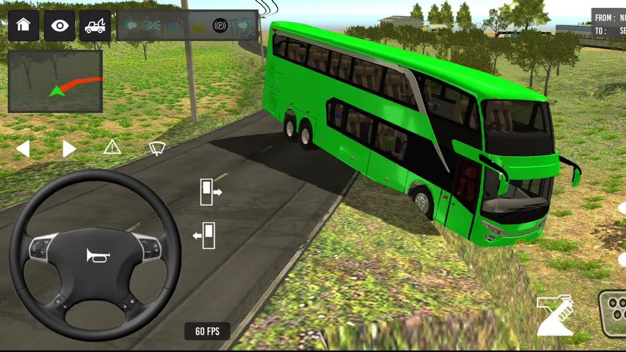 😍Coach Bus Simulator Indonesia ll New Euro Coach Bus Stimulator Indonesia