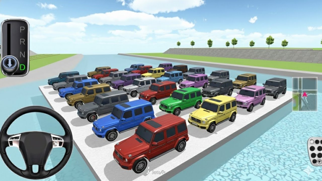 100 Cars, 1 Platform 😱 Only ONE Wrong Move | Impossible Car Parking Challenge Over Water! | 😳
