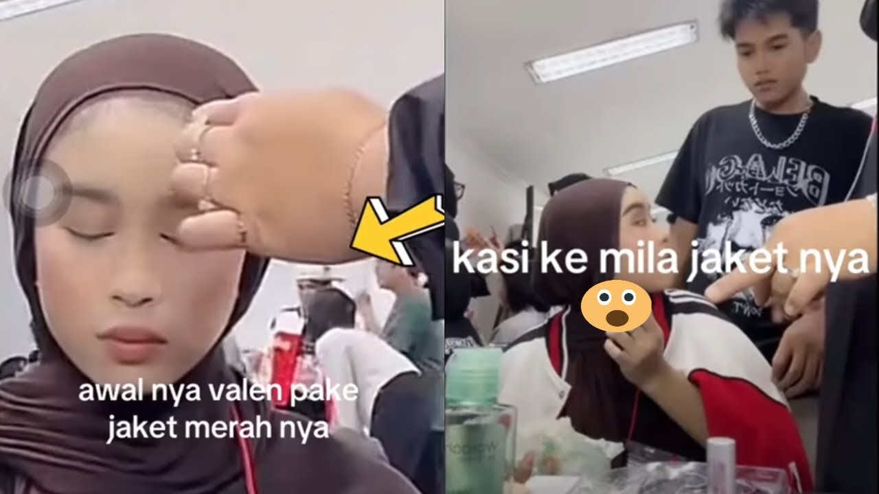 So Sweet😁 Valen berikan jaketnya ke Mila
