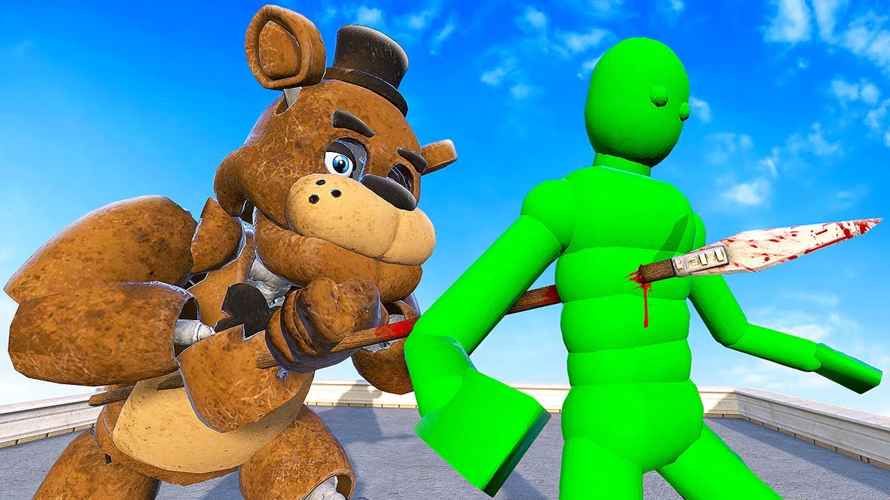 FNAF Animatronics Impale Ragdolls - Overgrowth Mods Gameplay