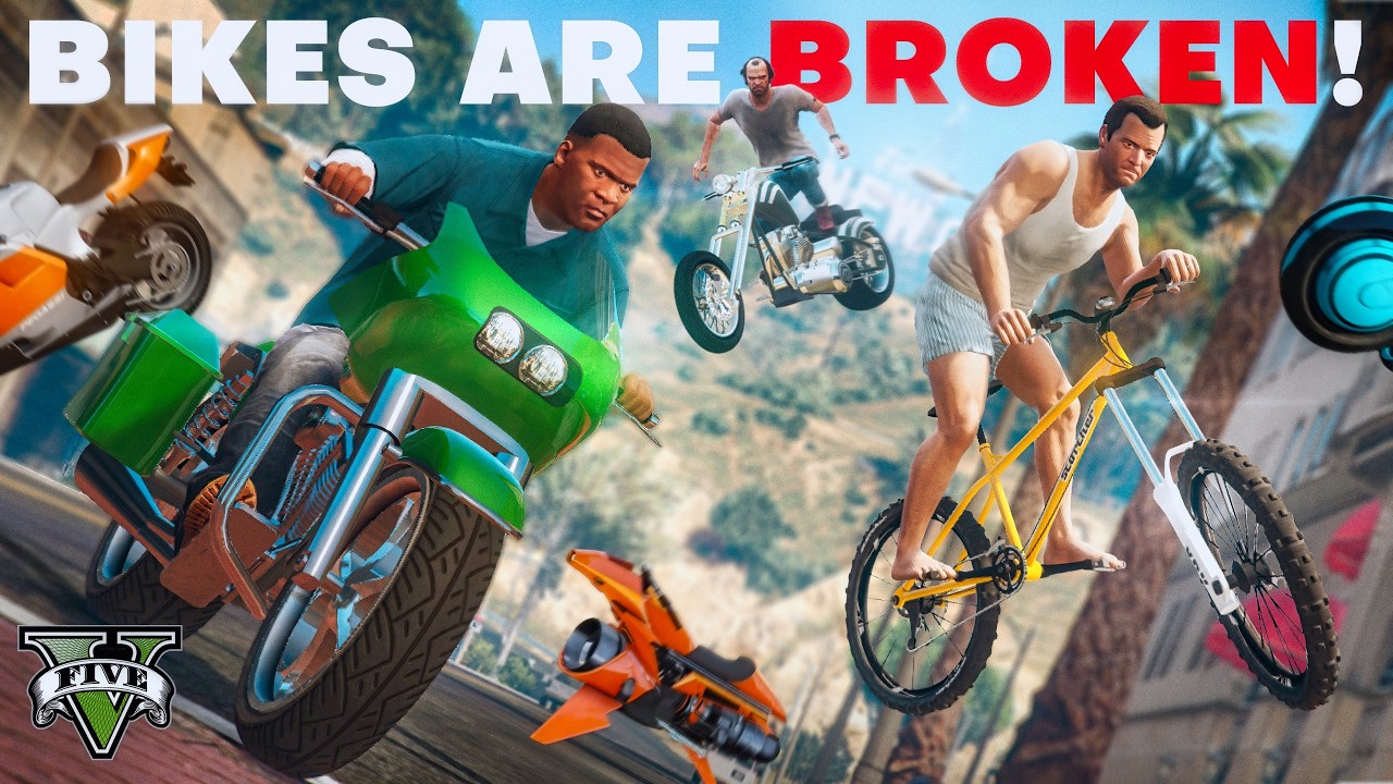 GTA 5's Bikes Are BROKEN! - Let Me Ruin Them For You (Facts and Glitches)