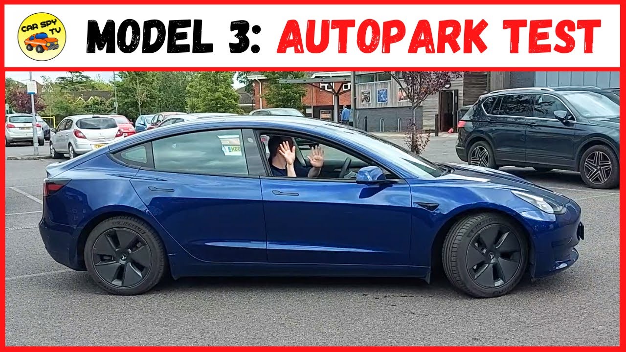Tesla Model 3: протестирована система автоматической парковки (Self Parking UK)