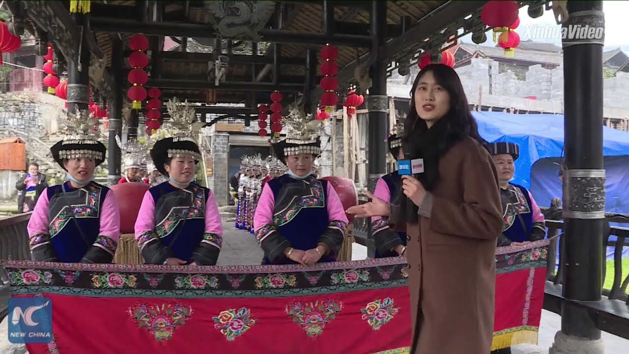 How Miao people in central China's Hunan celebrate traditional New Year