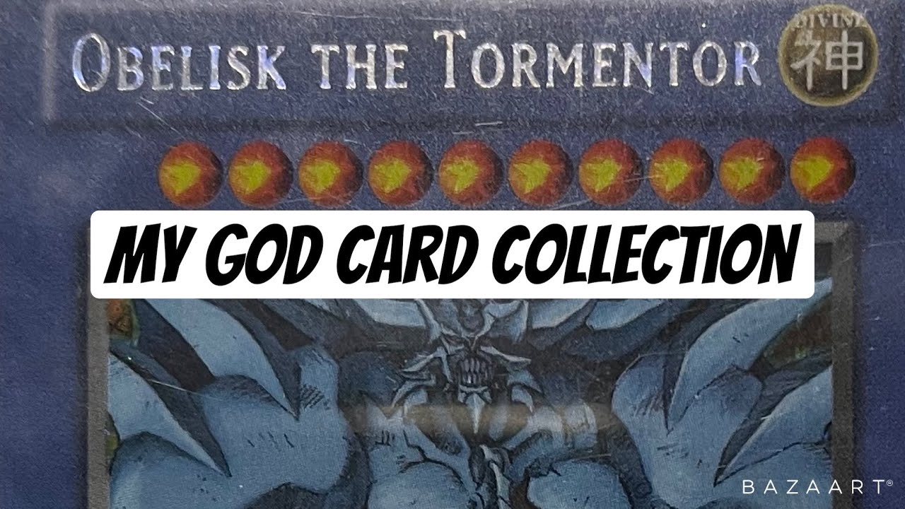 My Yugioh GBI Secret Rare God Cards