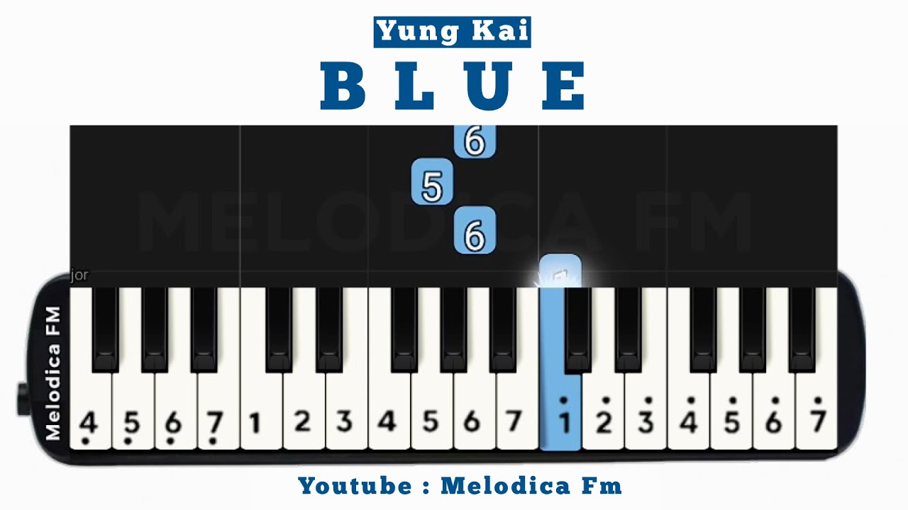 Blue - Yung Kai | Tutorial Pianika Pemula