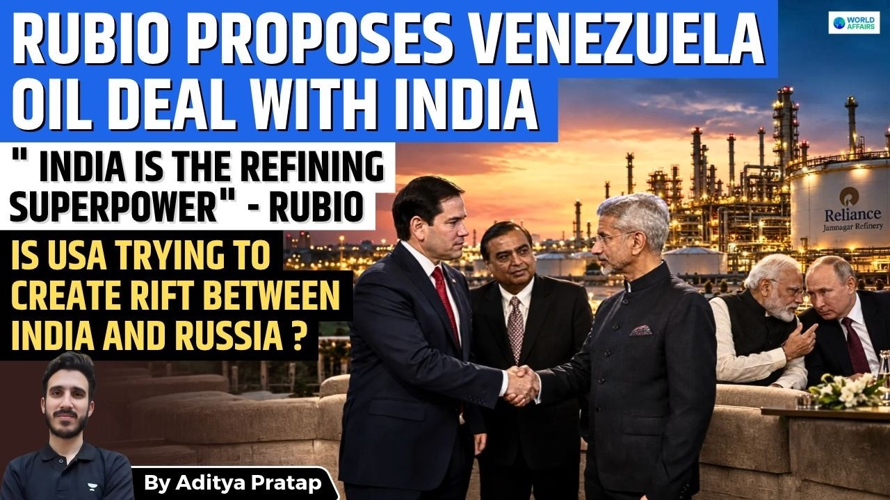Venezuela Oil vs Russian Oil: Why Marco Rubio Wants India&rsquo;s Help