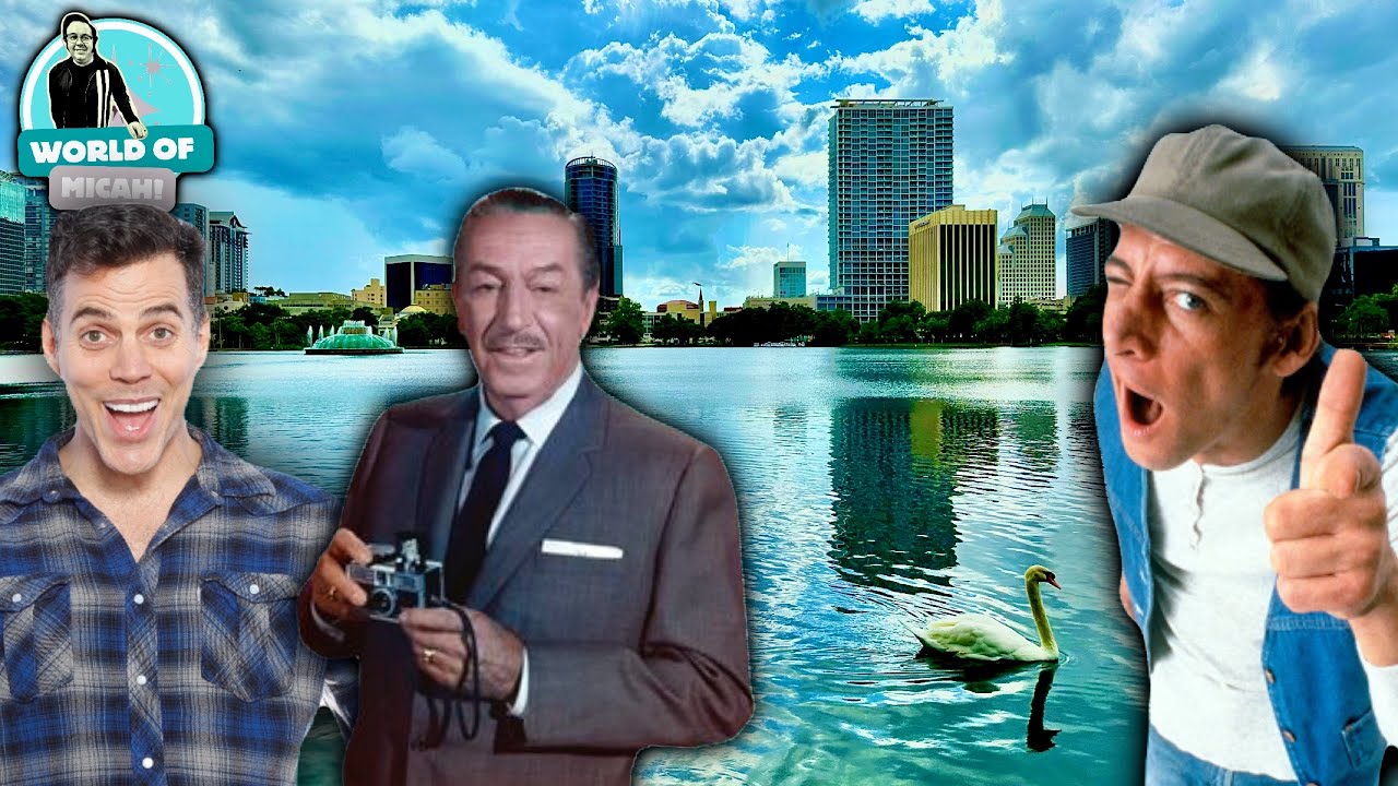 LAKE EOLA in Downtown Orlando Florida | MTV Jackass, Walt Disney and Ernest History! 4K