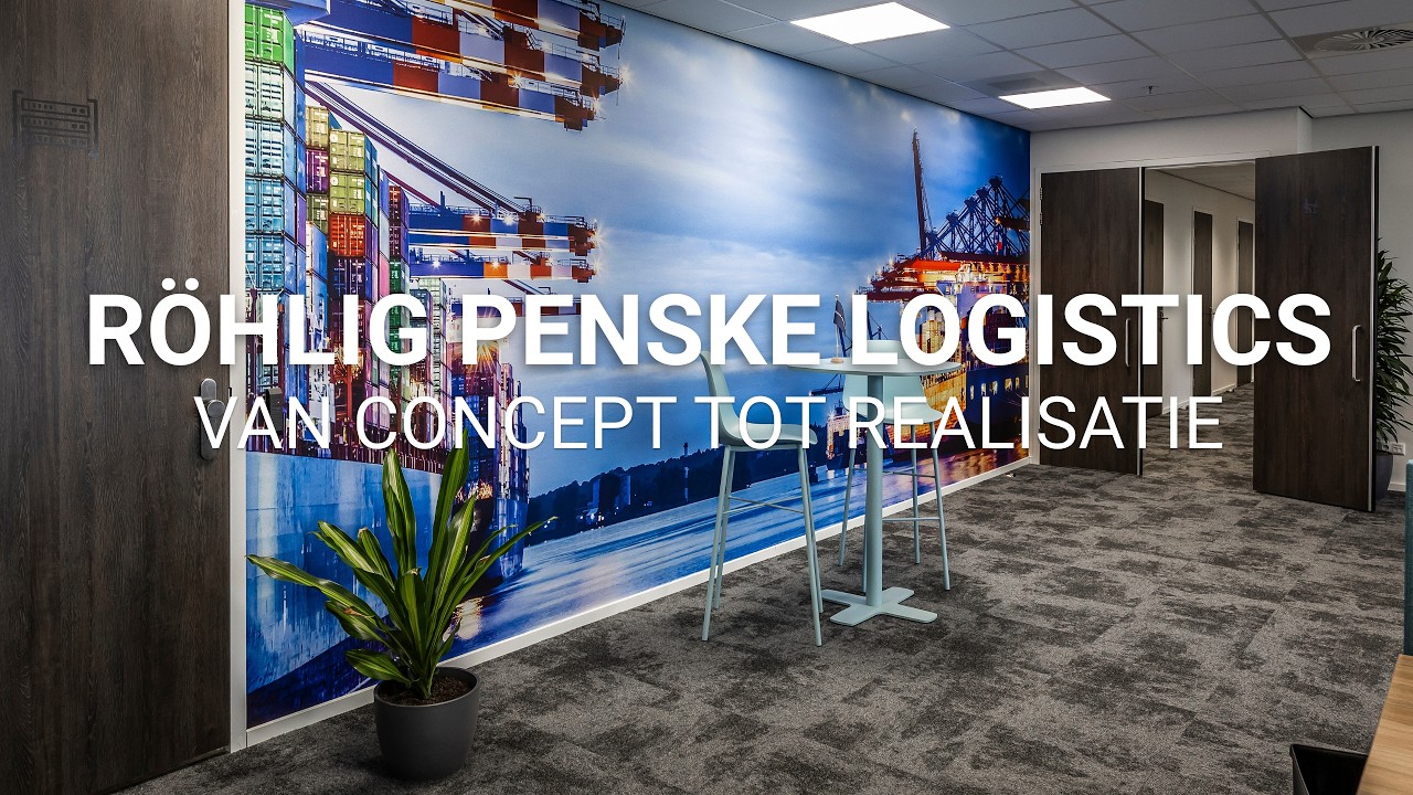 Kantoorinrichting voor Röhlig Penske Logistics | Efficiënt en modern logistiek kantoor