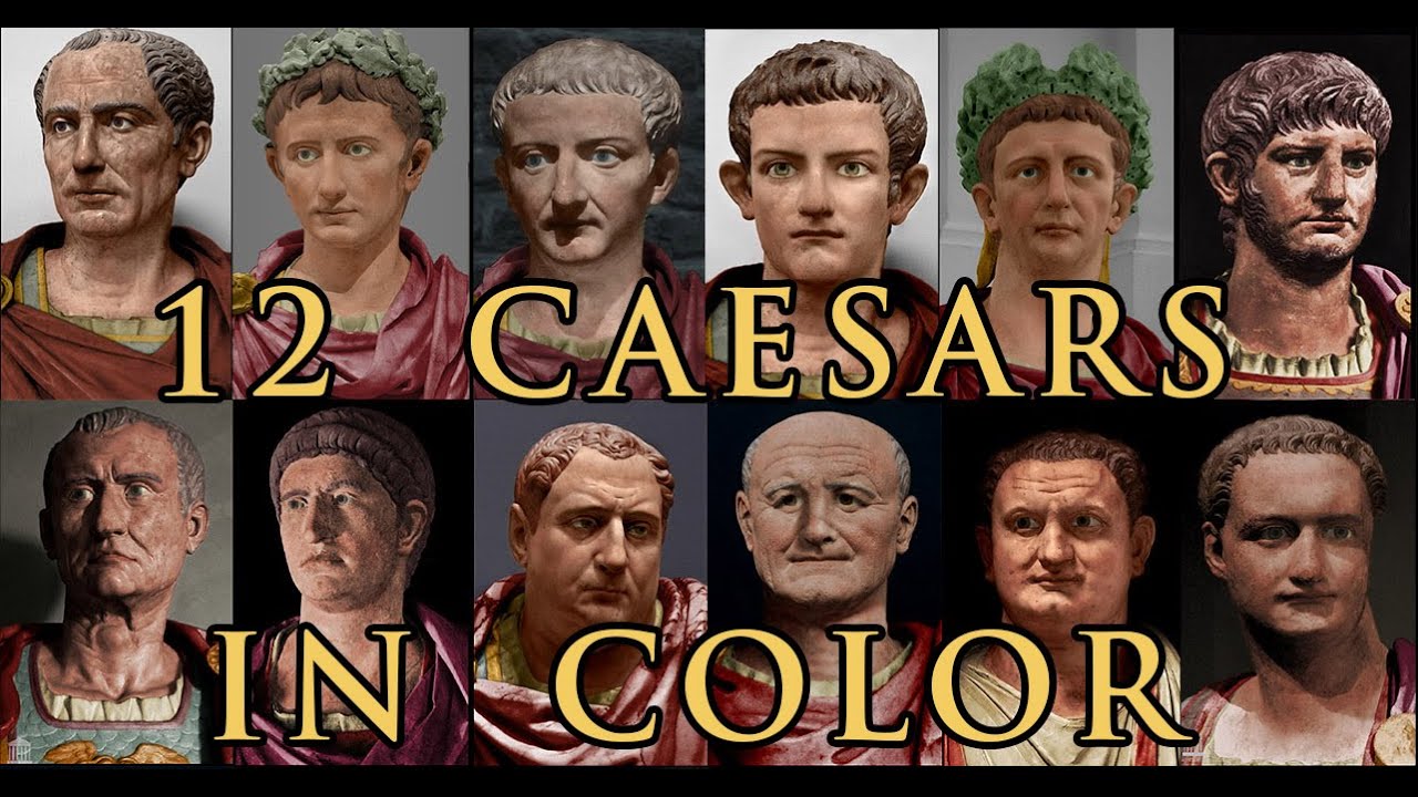 12 Caesars in color