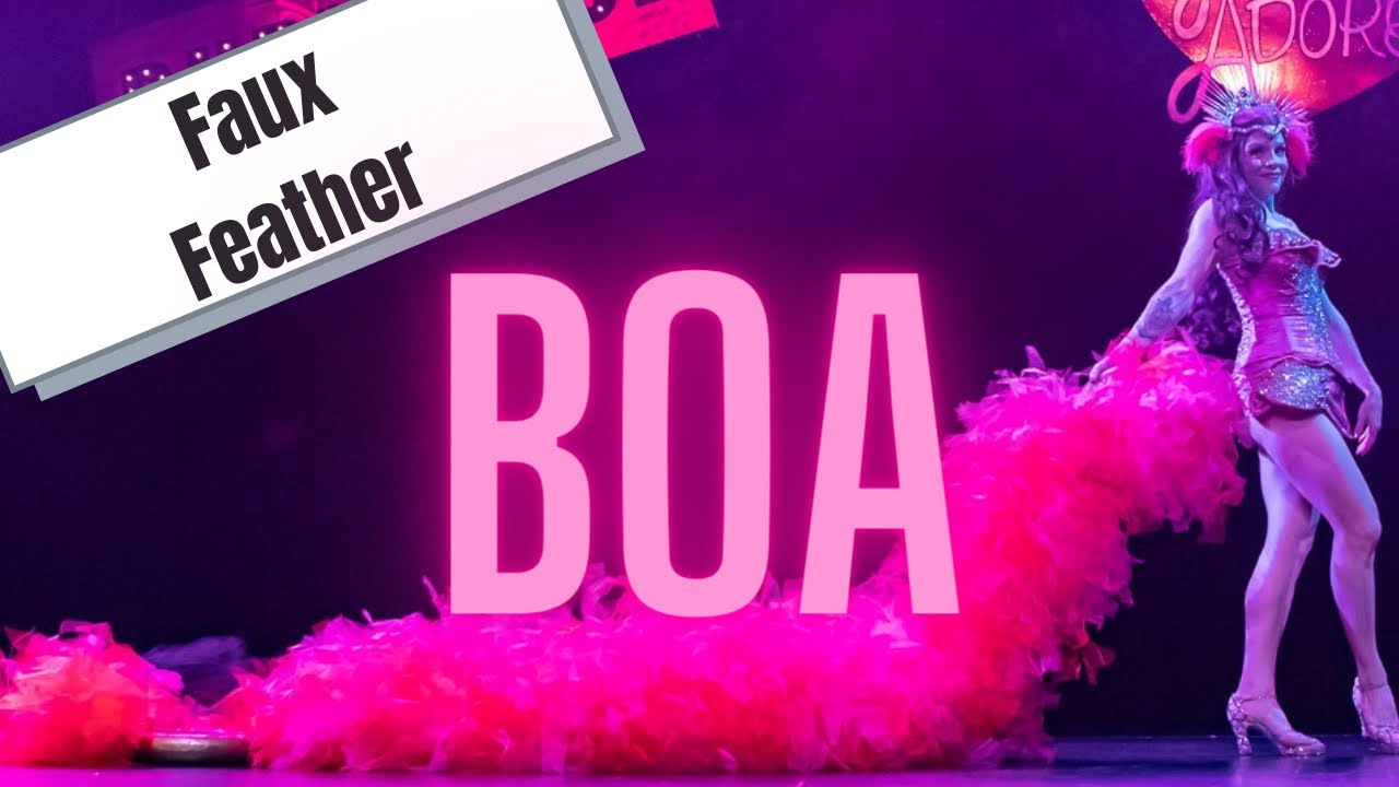 How To Make A Faux Feather Boa [SECRETS Of Making a Huge Faux BOA!]