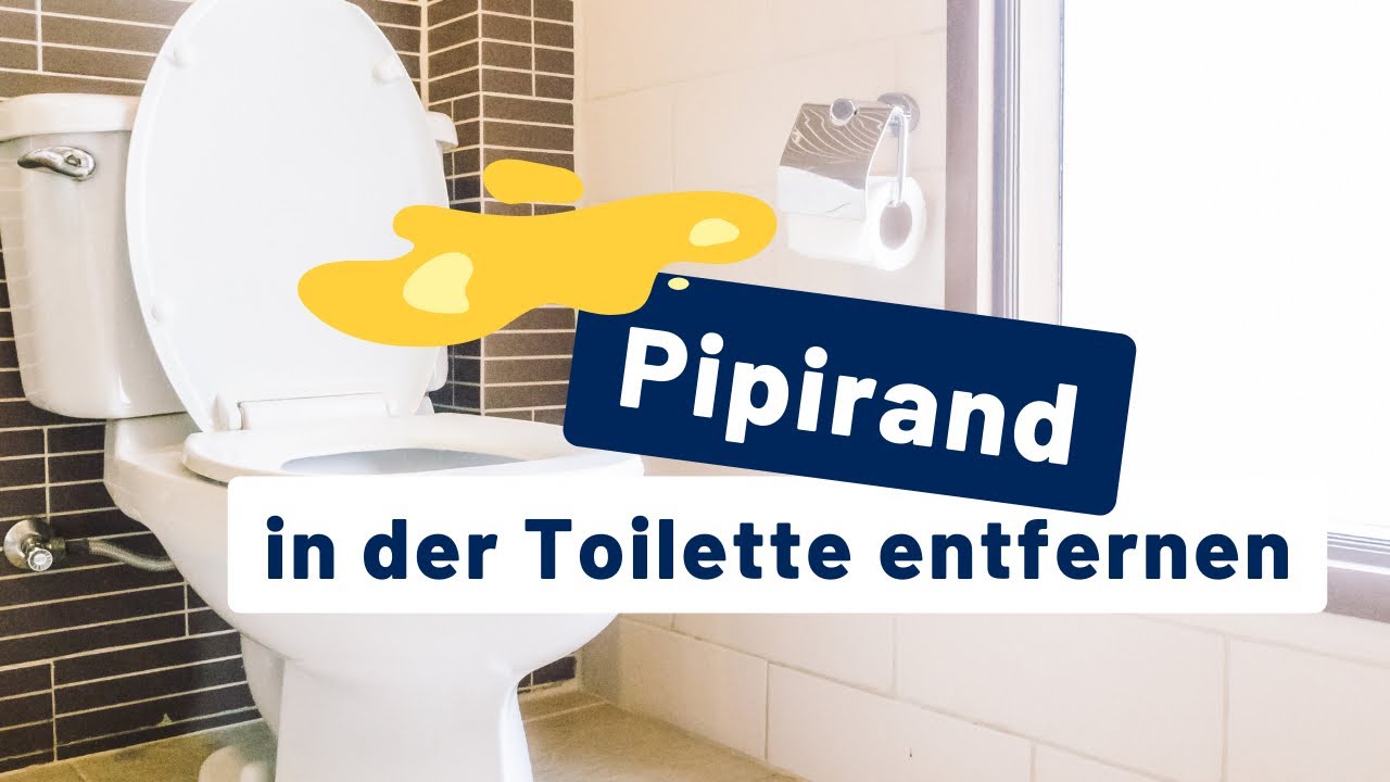Pipirand Toilette effektiv entfernen / Urin unter der Klobrille