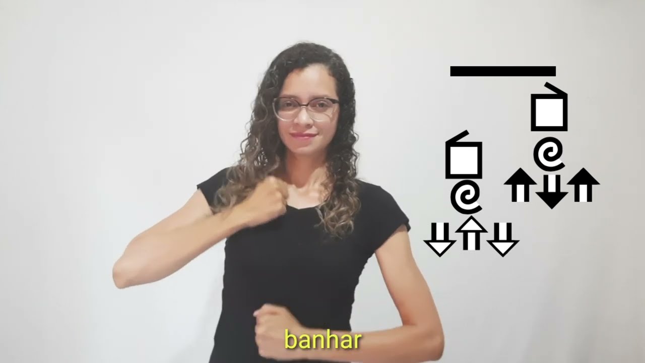 Sinais de A&ccedil;&otilde;es Cotidiana em Libras e SignWriting