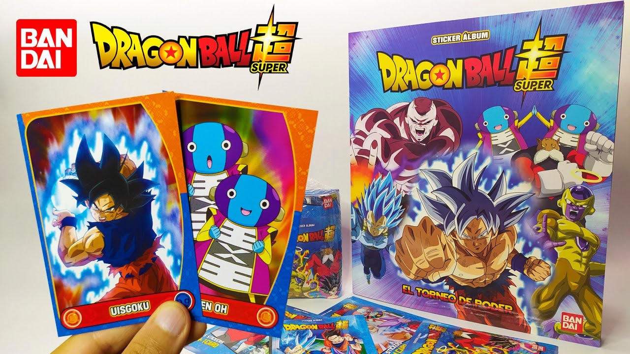 Abriendo 2do paqueton del album DRAGON BALL SUPER: EL TORNEO DE PODER Bandai