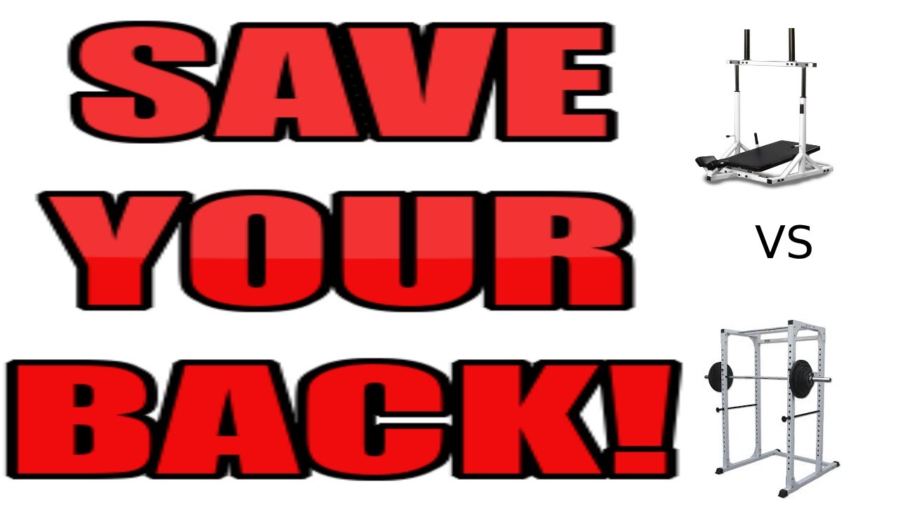 SAVE YOUR BACK [SQUATS VS VERTICAL LEG PRESS][AVOID SURGERY] 2020