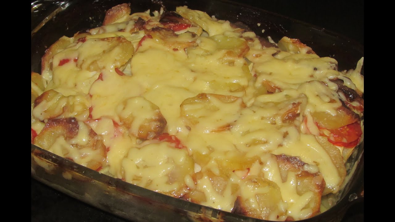 Овощная запеканка с фаршем в духовке. Большая и вкусная ;)