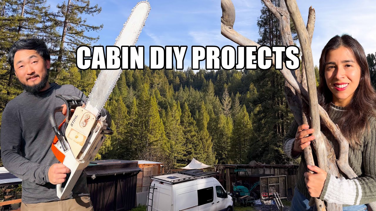 DIY Furniture Using What We Have | Handmade Table & Driftwood Shelves