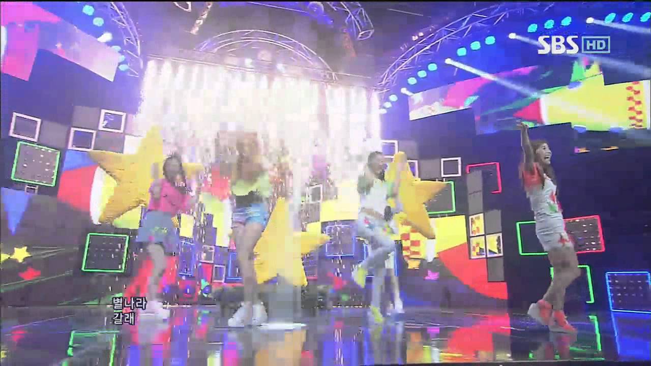 f (x) [Jet / Electric Shock] @SBS Inkigayo Популярная песня 20120617