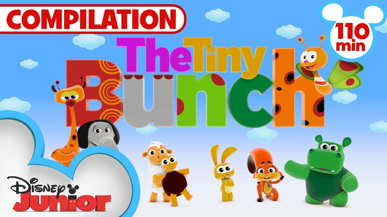 The GIANT Tiny Bunch Compilation | Kids Songs & Nursery Rhymes | 110 Minutes | @disneyjr