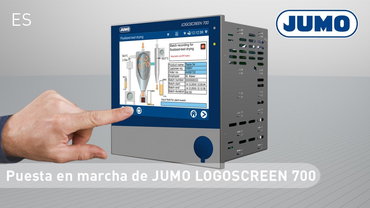Puesta en marcha de JUMO LOGOSCREEN 700
