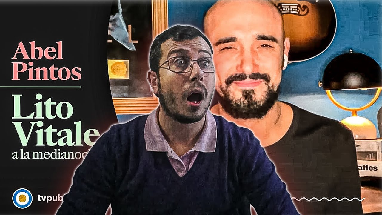 Italiano reacciona a Abel Pintos: Cien años - Lito Vitale a la Medianoche