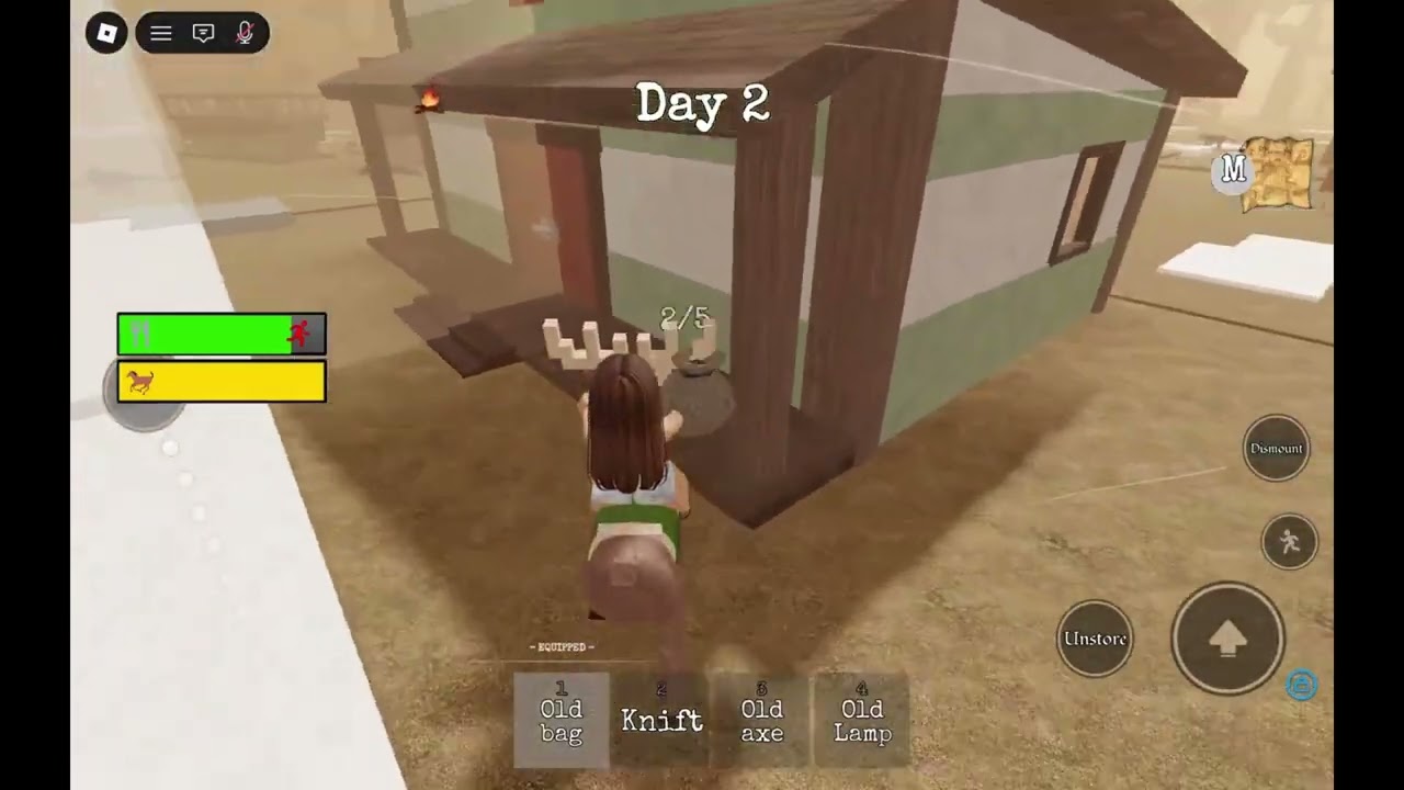 Main Game Roblox 99 Nights di Gurun?! | Cuma Sampe Day 3    💀. #robloxindonesia #roblox #mabarroblox