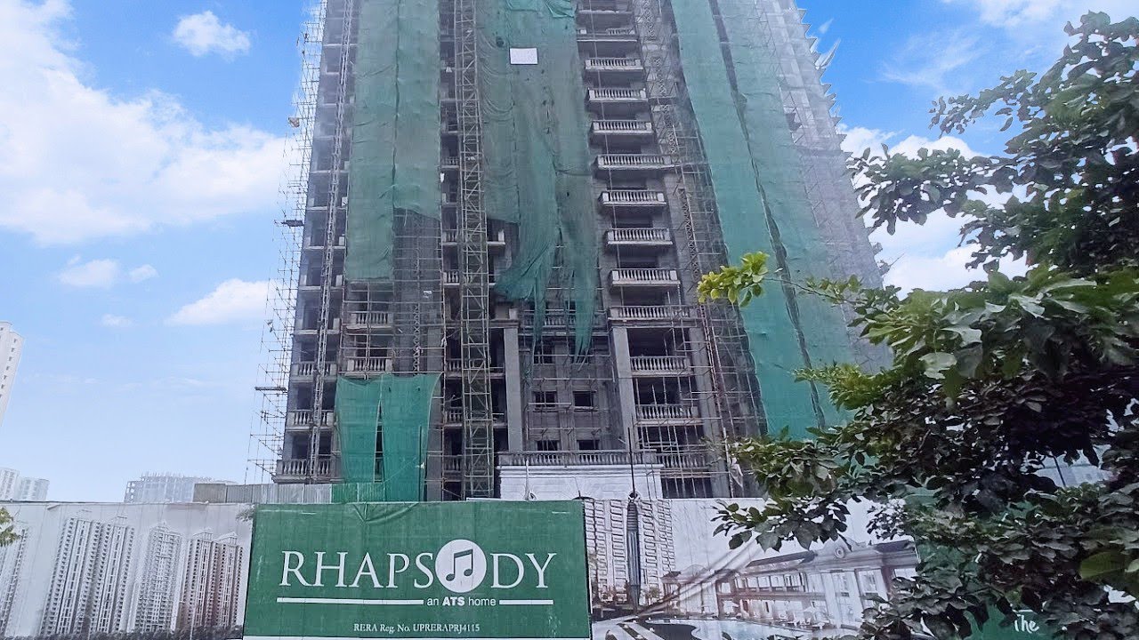 ATS RHAPSODY - Sector-1, Greater Noida West #constructionupdates #bricksbybricks